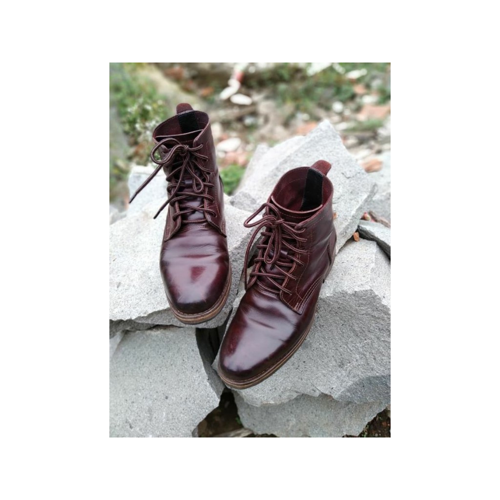 MR Shoelaces CR02 Chocolate Lily (Coklat Emas) Tali Sepatu Bulat Corak / Motif 5-6mm 80cm 100cm 120cm 150cm 200cm - Premium Shoelace