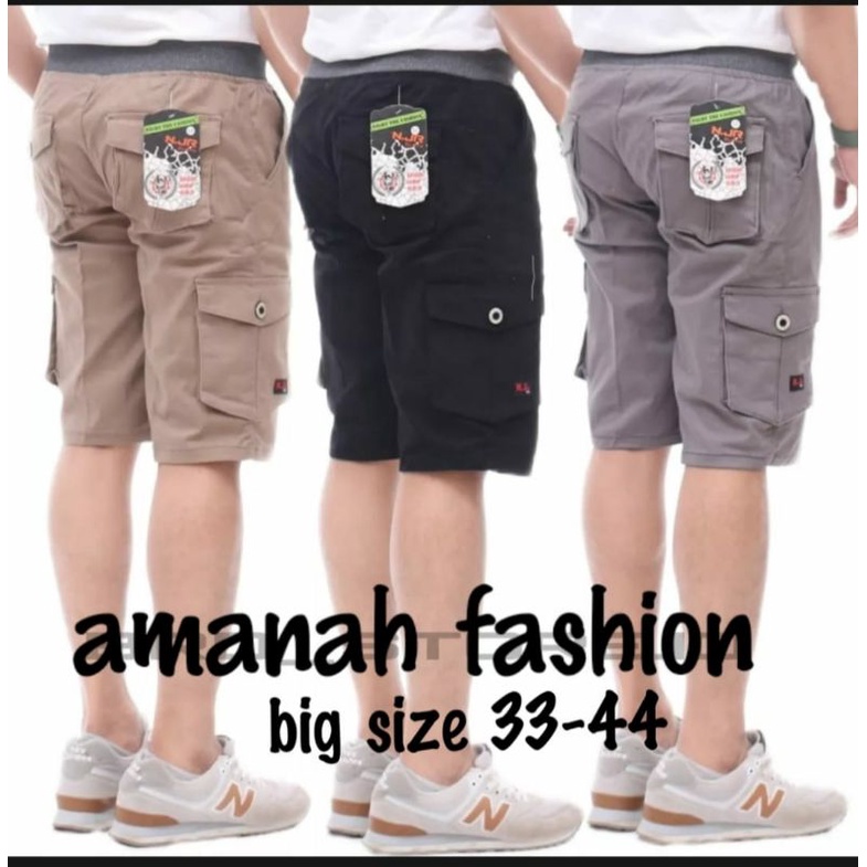 CELANA JUMBO CELANA PENDEK PRIA BIG SIZE JUMBO CELANA CARGO PENDEK PRIA CELANA PENDEK PRIA PINGGANG 