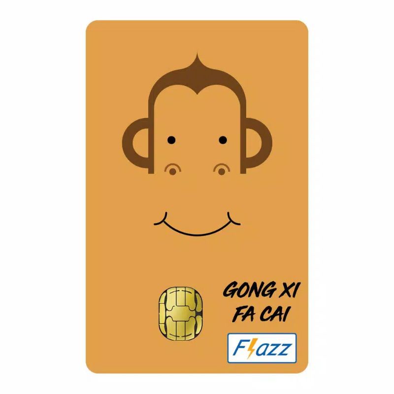 Kartu Flazz IMLEK - SHIO MONYET (MONKEY) /CHINESE NEW YEAR EDITION