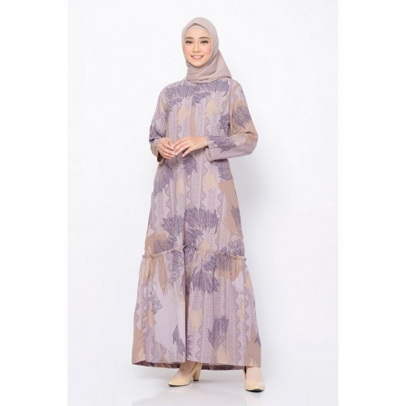 ZM Zaskia Mecca - Ilunga Cream Dress - Jelita Indonesia - Edisi Asmat - XL