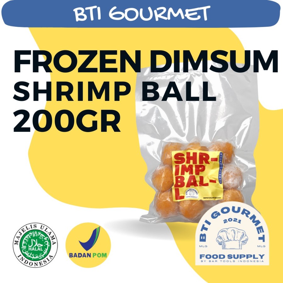 Jual Dimsum Bakso Udang Premium Halal Frozen Kemasan 100 Gram And 200