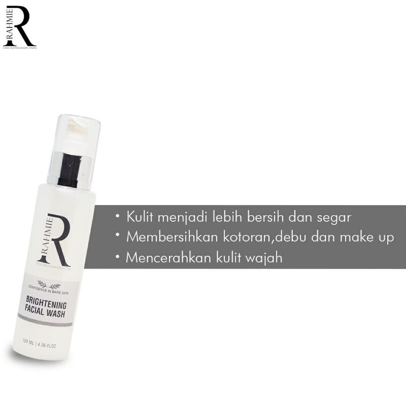 rahmie clinic  brightening facial wash