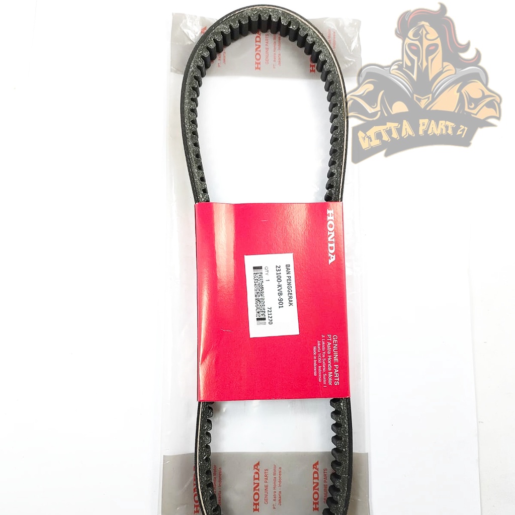 VANBELT V-BELT HONDA KVB KUALITAS ASLI ORIGINAL HONDA AHM PRESISI ANTI SELIP AWET DAN DIJAMIN MANTAP VARIO 110 KARBU VARIO 110 TECHNO VBELT