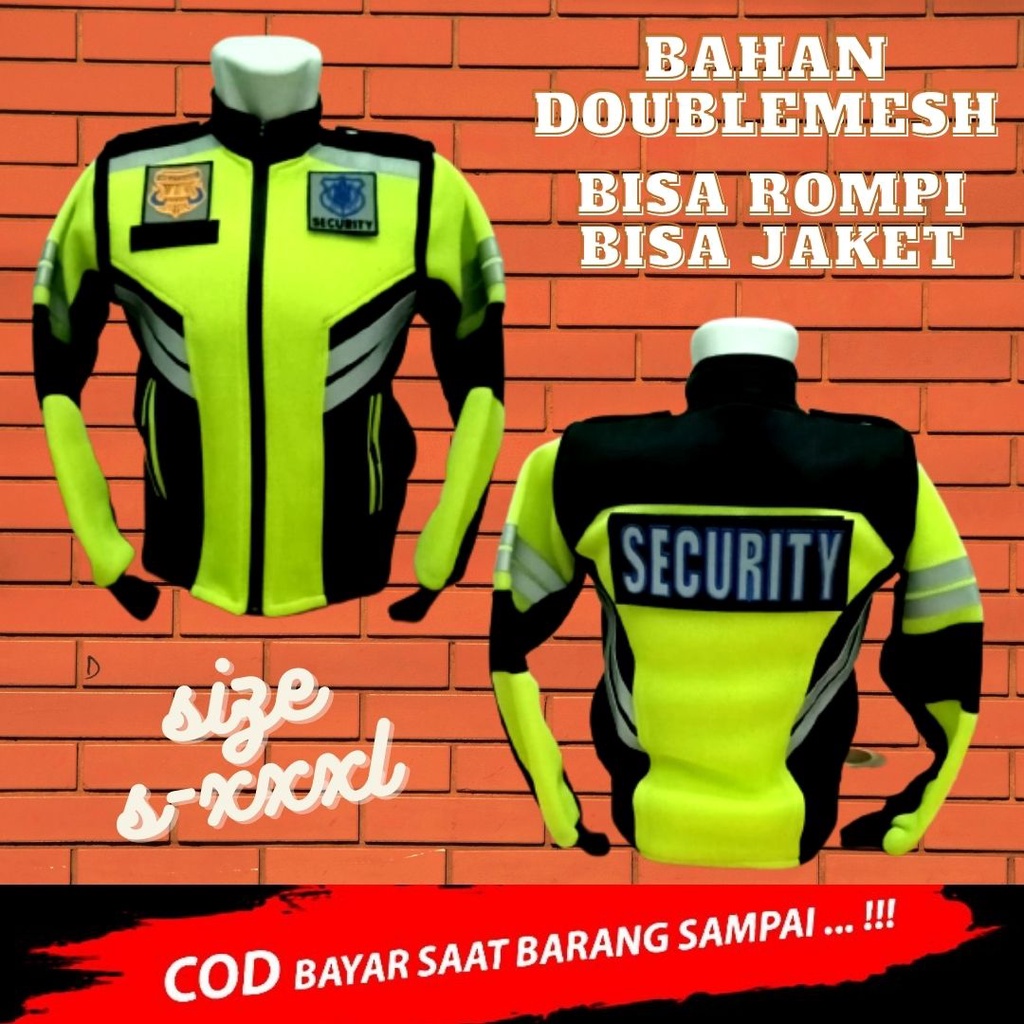 Romket Jaket Rompi Security Terbaru | Romket Rompi Jaket Satpam Terbaru | Jaket Rompi Security Tebal