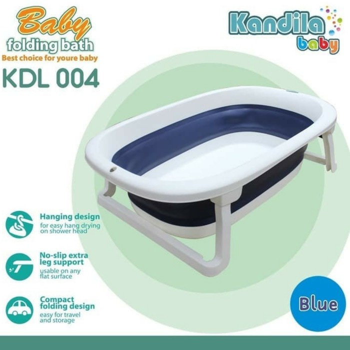 KANDILA Folding Bathtub KDL 004 Bak Mandi Lipat Bayi Baby Bath Tub Portable