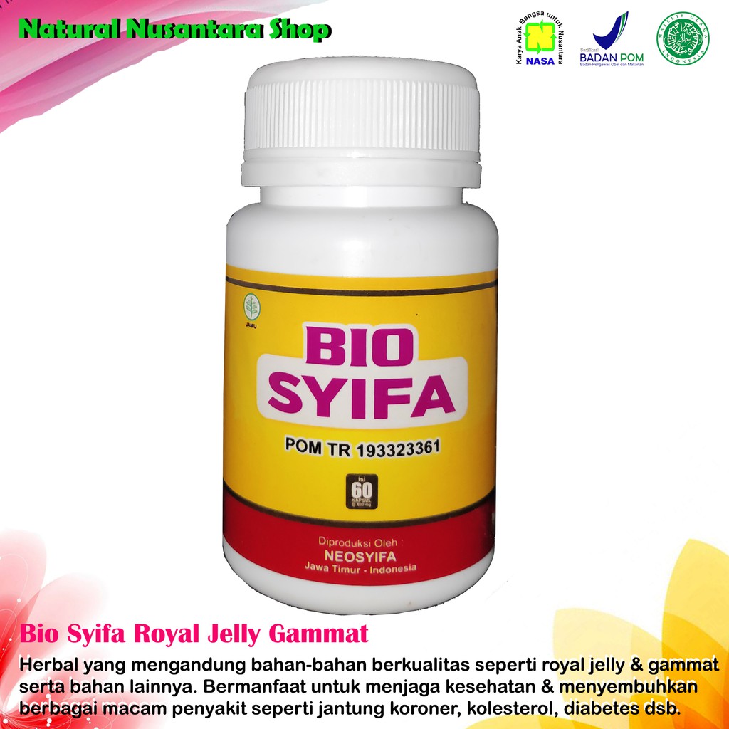 BIO SYIFA ROYAL JELLY GAMMAT NASA ORIGINAL