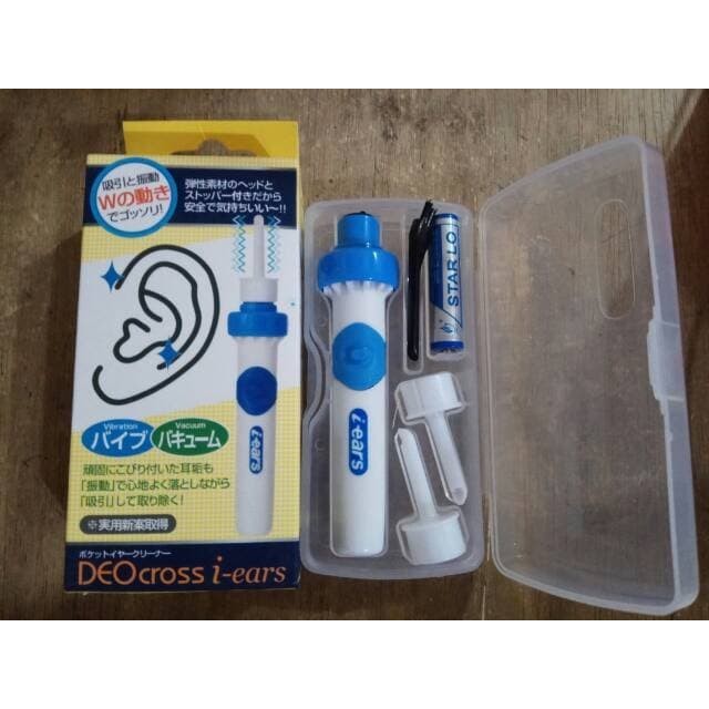 Alat Penghisap Kotoran Telinga Korek Kuping Sedot MAGIC EAR CLEANER / Deo Cross I-Ears Pembersih Telinga / pembersih telingga sedot dan vibrator