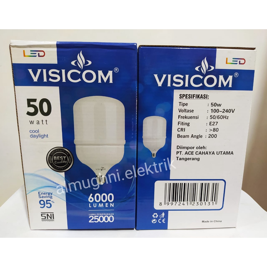 LAMPU LED VISICOM 50 W /LAMPU LED HEMAT ENERGI VISICOM 50 W /led visicom 50 w