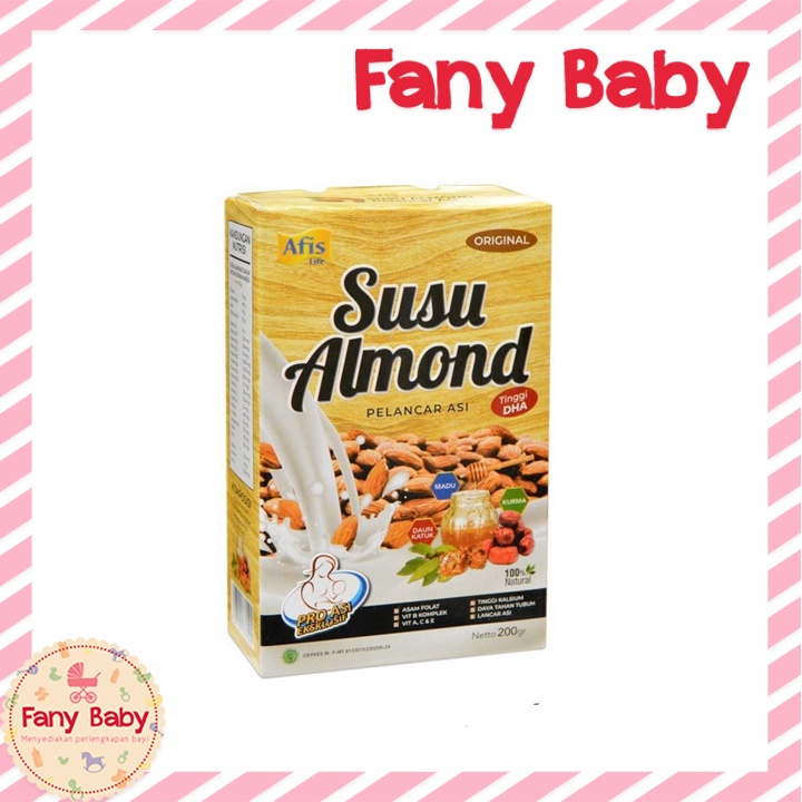 AFIS ALMOND SUSU PELANCAR ASI ORIGINAL 200GR