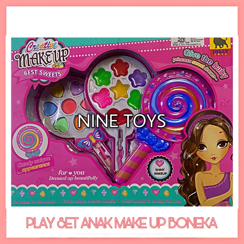 [BAYAR DI TEMPAT] MAKE UP MAINAN MAKE UP SET LOL FROZEN DANDAN KOSMETIK ANAK