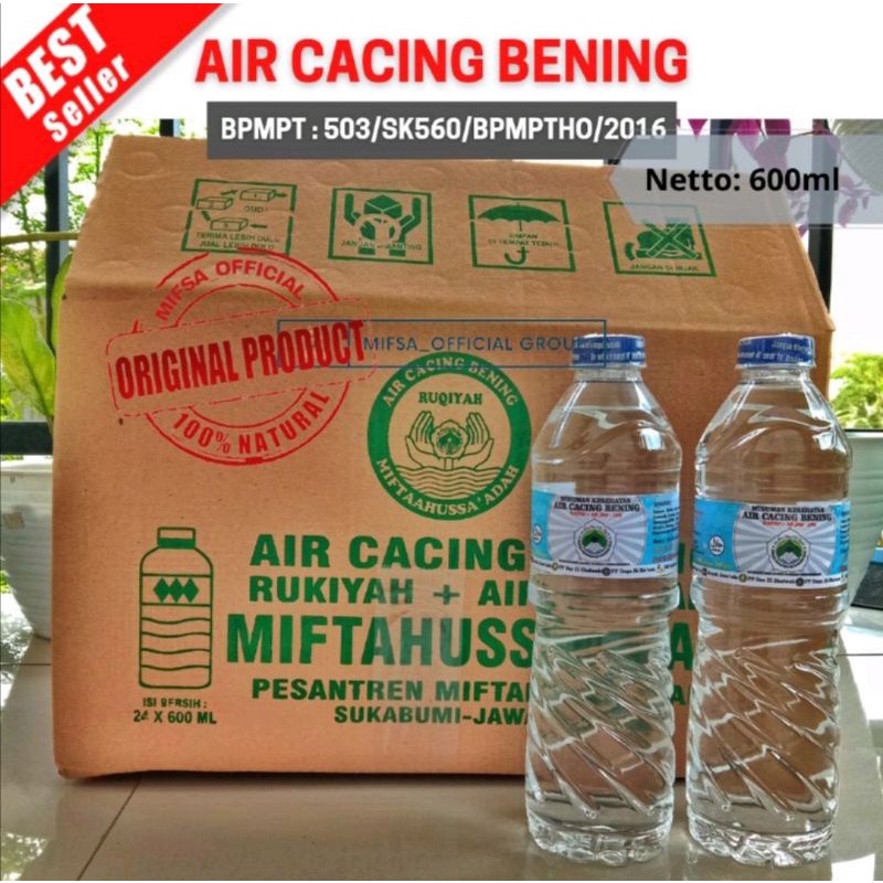 

Minuman Kesehatan/Air Cacing Bening/Ruqyah/Zam-zam/1 dus isi 24btl