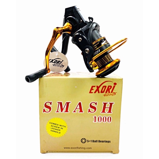 Reel | Spinning EXORI SMASH 1000 | Power Handle | 5+1BB