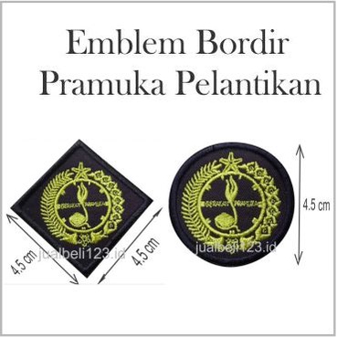 Pramuka Pelantikan Emblem Bordir