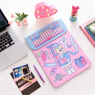 MINGKE 12/13/15 inch Tas laptop sleeve case Pola unicorn ...