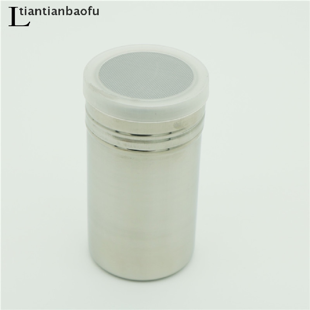 [tiantianbaofu] Stainless Steel Chocolate Shaker Icing Sugar Powder Cocoa Flour Coffee Sifter Boutique