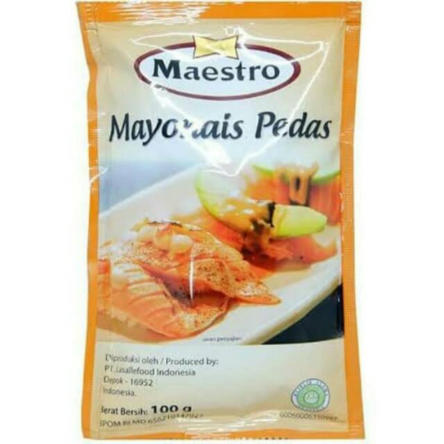 

Maestro mayonaise pedas 100 gr