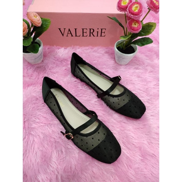 sepatu wanita Flat Shoes  Valerie 6663-11 premium import