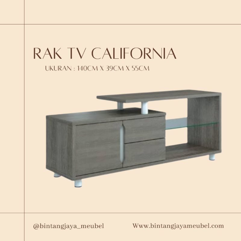 Meja TV Orbitrend California | Lemari TV Minimalis | Meja Bufet Tv Minimalis Modern Bandung