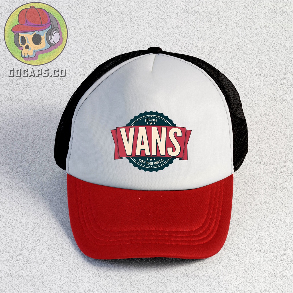 Vans | Trucker Hat | Topi Pria | Trucker | Baseball | Brand | Topi Jaring | Gocaps