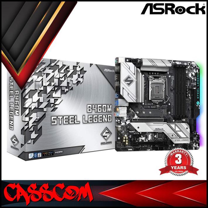 Motherboard Asrock B460M Steel Legend (Lga1200, Ddr4, Usb3.2, Sata3)