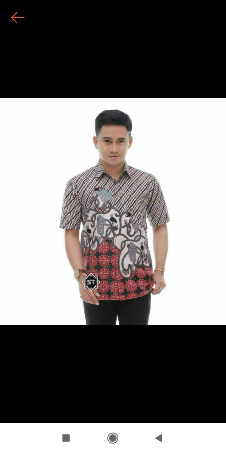 New Arrival Distro Batik Pria Sogan Hrb026 Batikaf Notoarto Batik Ipnu-ippnu Hem Pria Bell