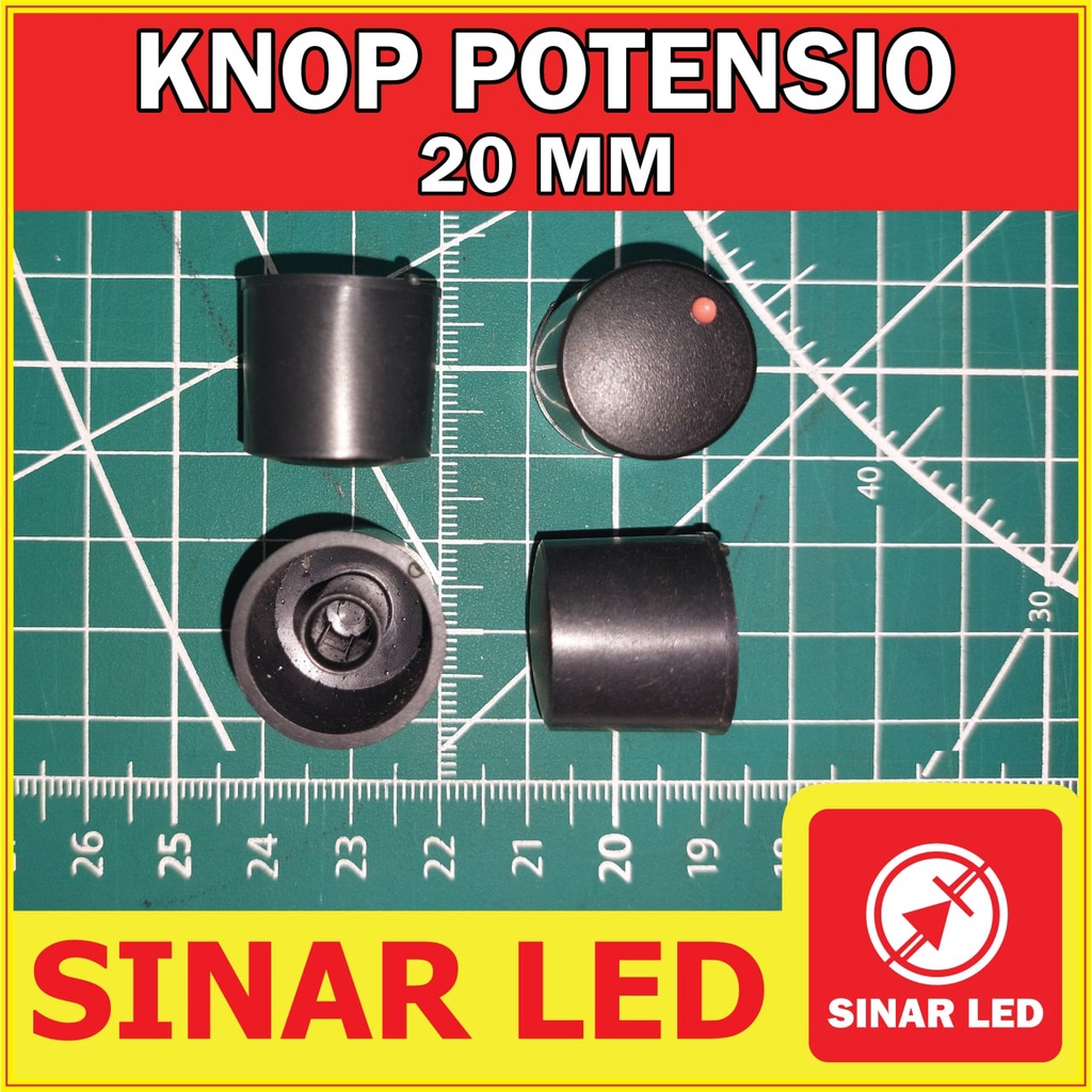 KNOP POTENSIO 20MM KNOP POTENSIO SEDANG 20MM / Knop volume potensio 20mm