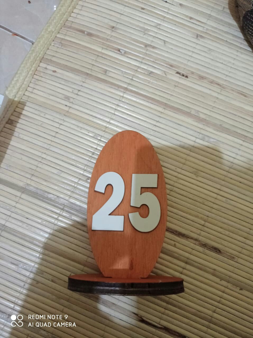 Nomer Meja Restoran / Cafe Custom