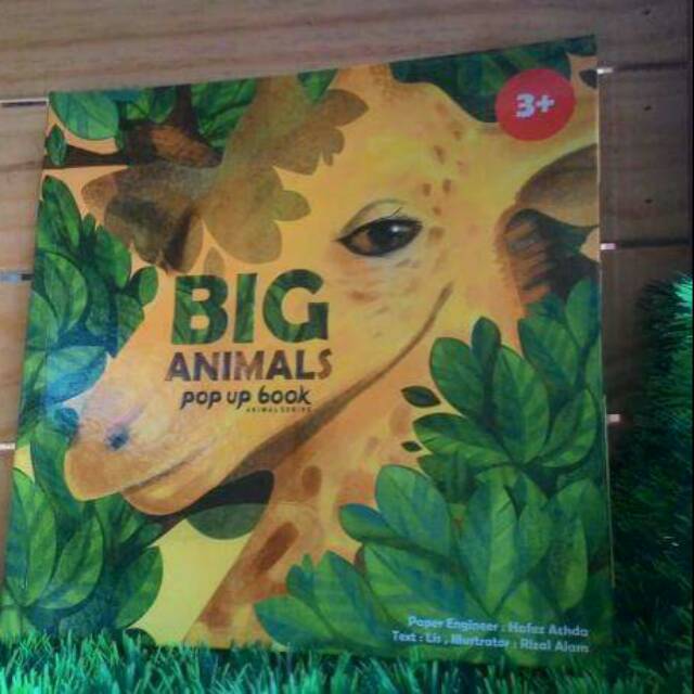 Big animals pop up book / big animals popup book / buku pop up big animals