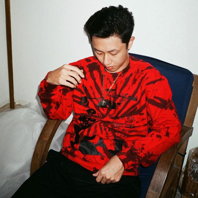 Thanksinsomnia Crewneck Swittershit Tye Dye Dante Red