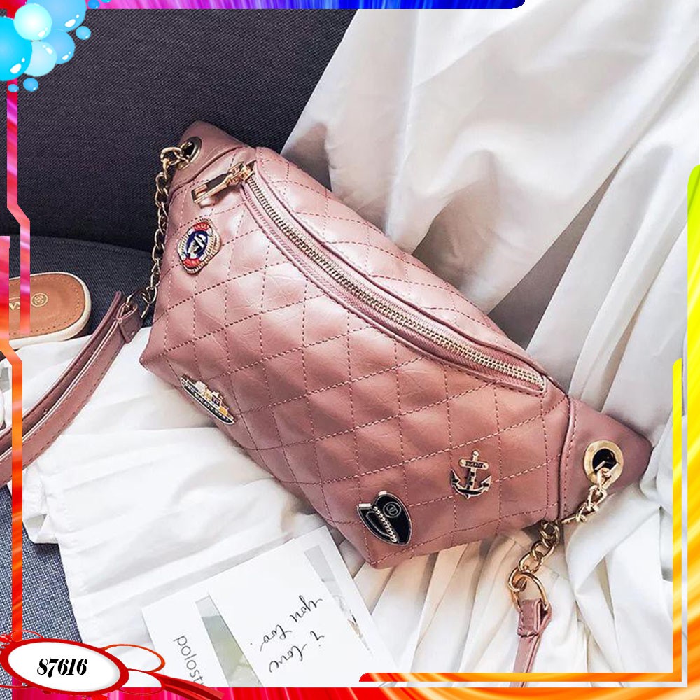 EL176 / BQ2384 / 1688 / 87616 1KG BISA 4TAS WAIST BAG WANITA MOTIF TAS BATAM IMPORT FASHION WANITA