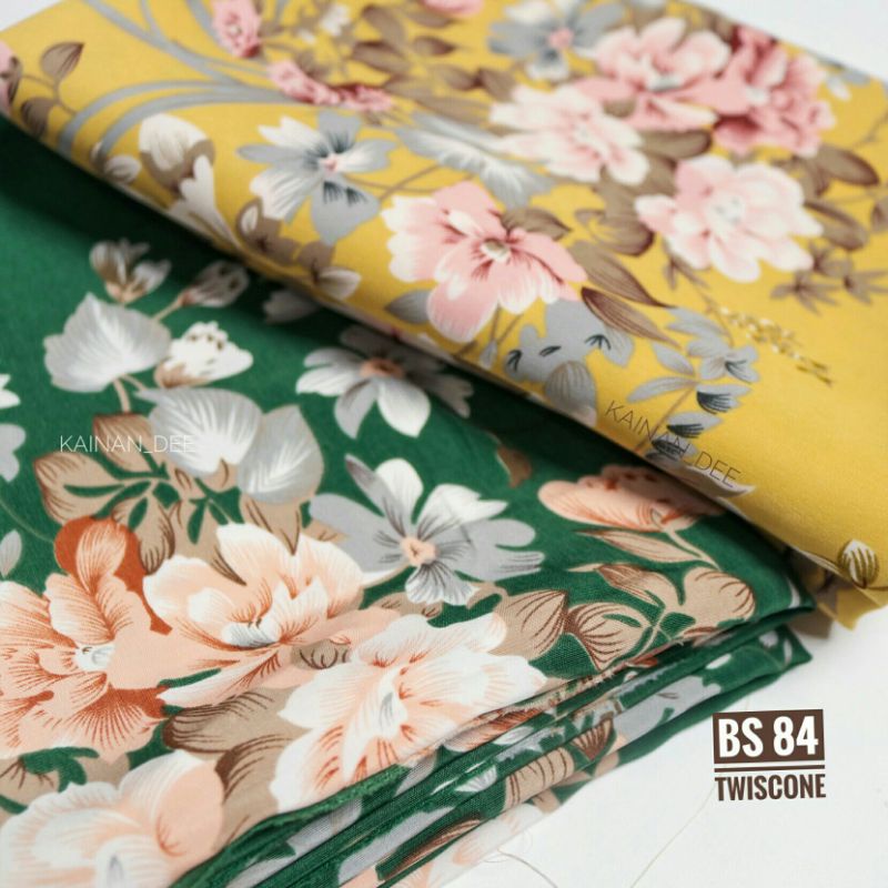 [BS 84] Kain Twiscone - Lebar 1.50 - harga per 0,5m