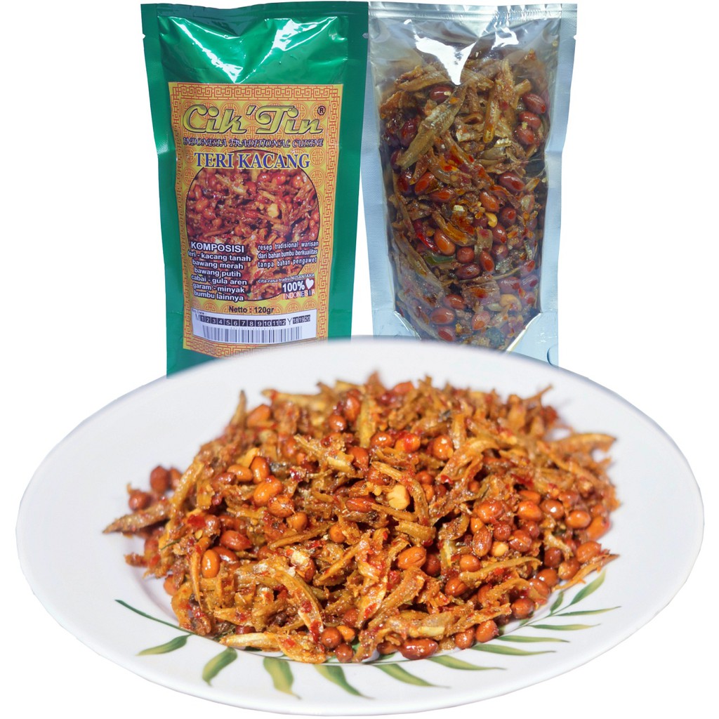 

kering TERI KACANG 120gr Cik'Tin