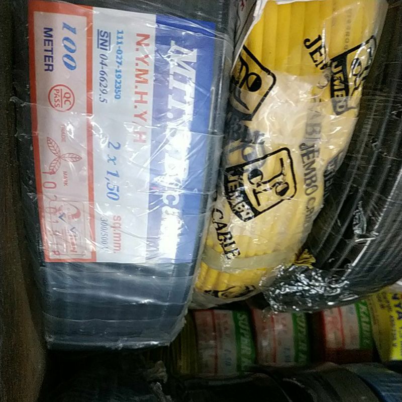 KABEL SERABUT NYYHY 2X1,5MM 2X1,5 MM MITSUBA ECERAN METERAN