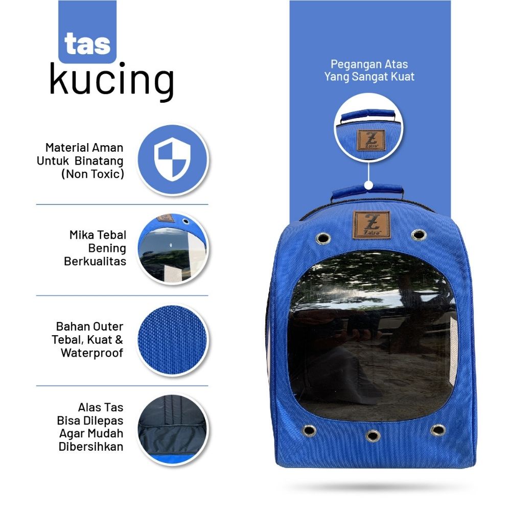 Tas Kucing Astronot Ukuran Besar Bahan Kuat dan Tebal