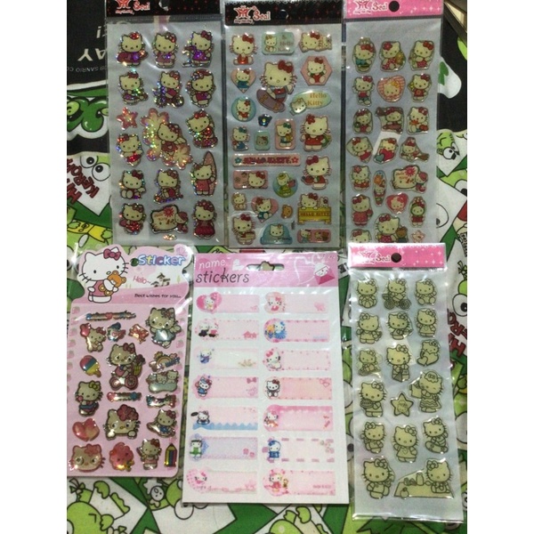 

HELLO KITTY DISNEY STICKER KUCING CAT MEMO STICKY NOTE STATIONERY NOTE PAD