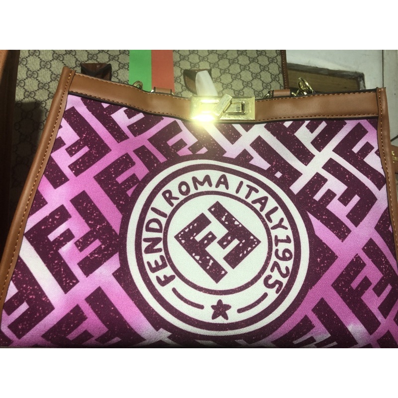 fendi tote lilac