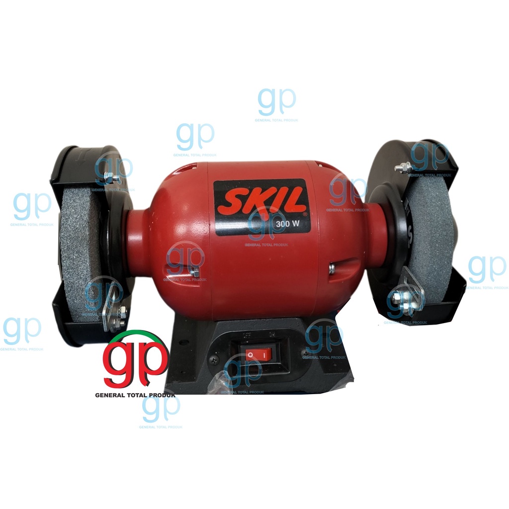 MESIN GERINDA DUDUK 6" 3000 SKIL BENCH GRINDER 6 INCH