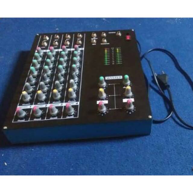 Audio Mixer 4 Channel rakitan Kit plus Effect