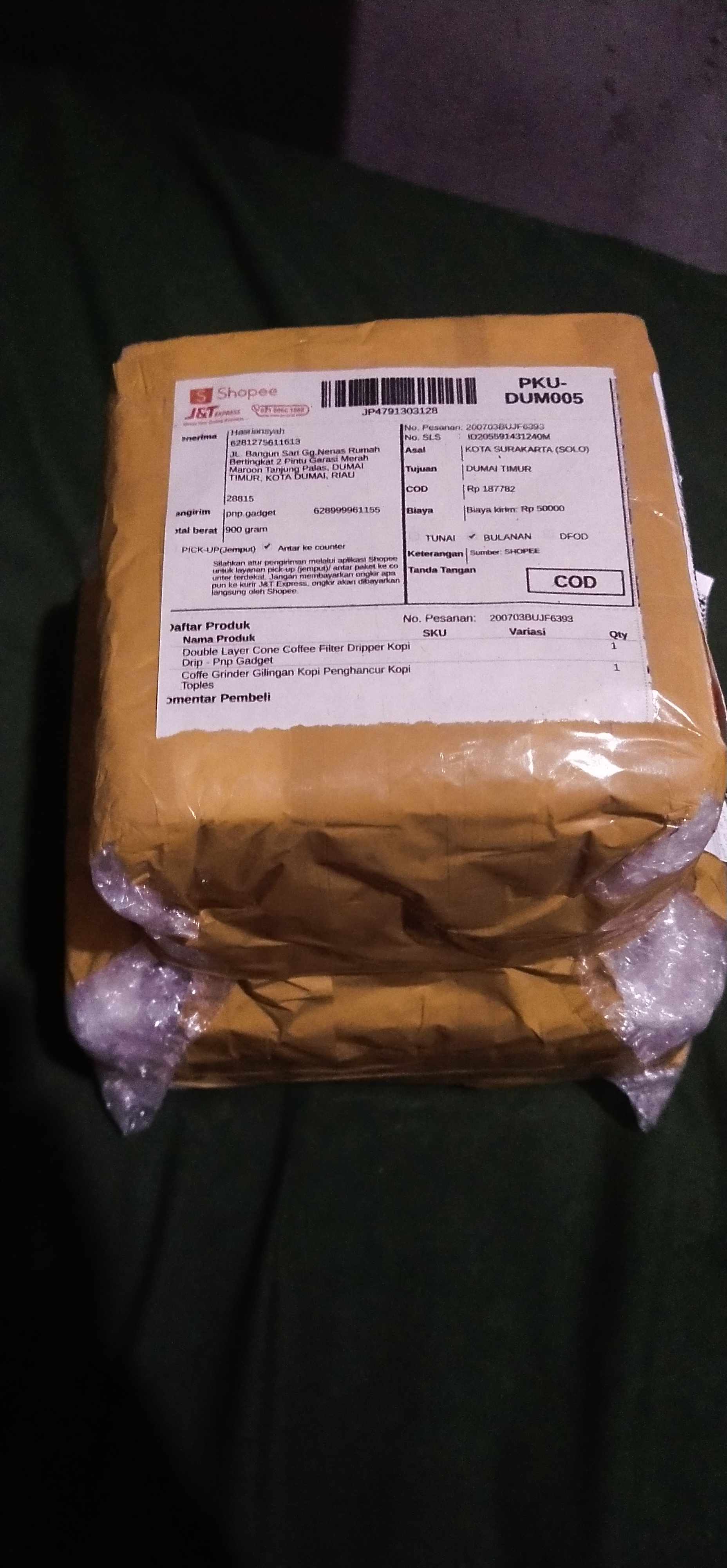 Double Layer Cone Coffee Filter Dripper Kopi Drip - Pnp Gadget