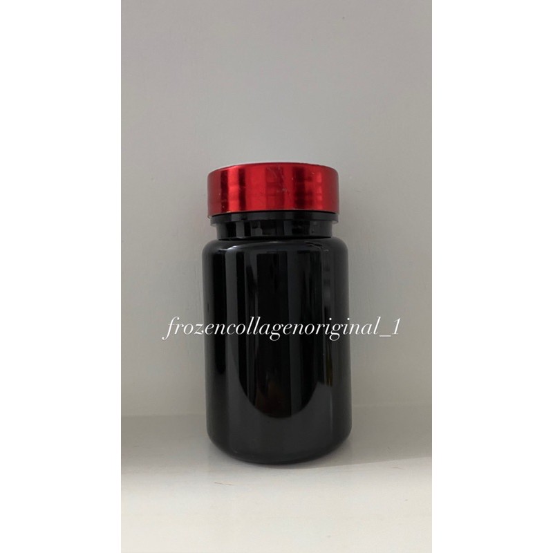 Botol Herbal Kapsul Obat 100ml HITAM