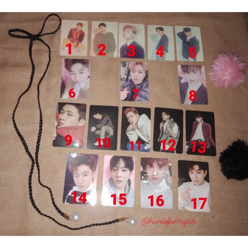 PHOTOCARD IKON OFFICIAL - IKON 2ND ALBUM : RETURN