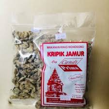 

Kripik Jamur Kancing Paru Khas Dieng Wonosobo Cap Candi