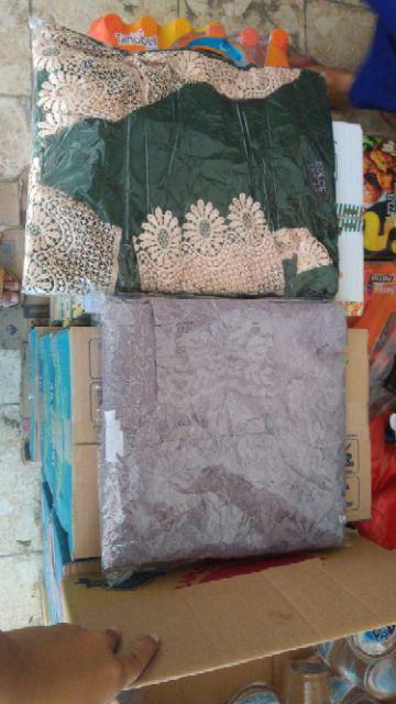 Nisya Abnjani Setelan Rok Dan Atasanbaju Kondangan Batik Mix Broklat