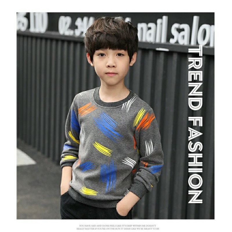 COD/ARPIOS SHOP - Baju ARION - Baju Sweater Anak COWO / CEWE Model Kekinian