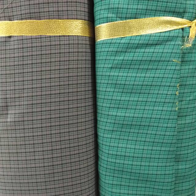 Kain kotak / kain corak kotak / kainpolyTC