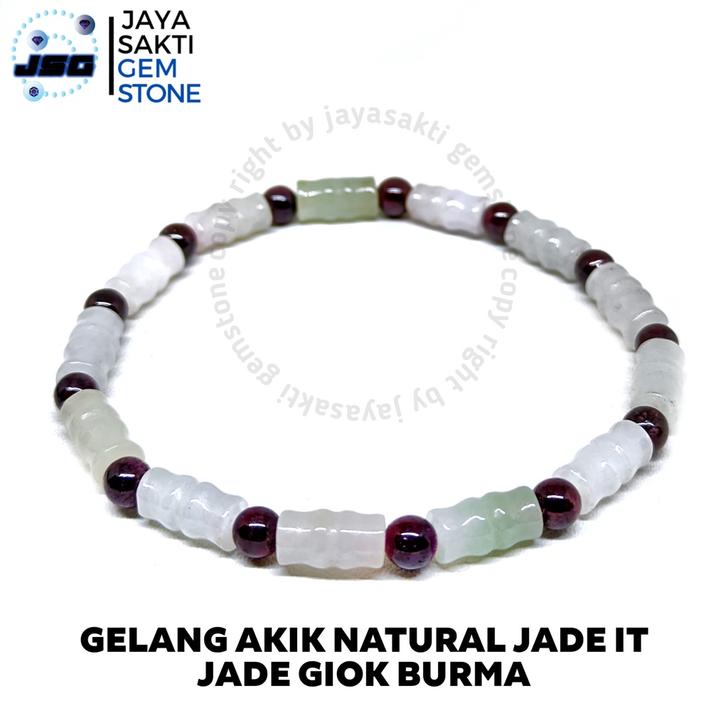 Gelang Akik Natural Jade It Jade Giok Burma