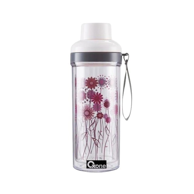 Oxone OX-032M Double Wall Glass Travel Bottle Thermos