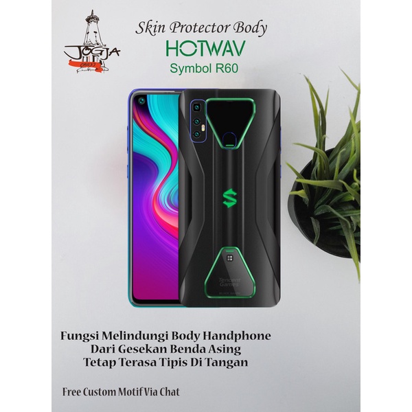 Garskin HP Hotwav Symbol R60 Motif shark - Free Custom Motif Via Chat