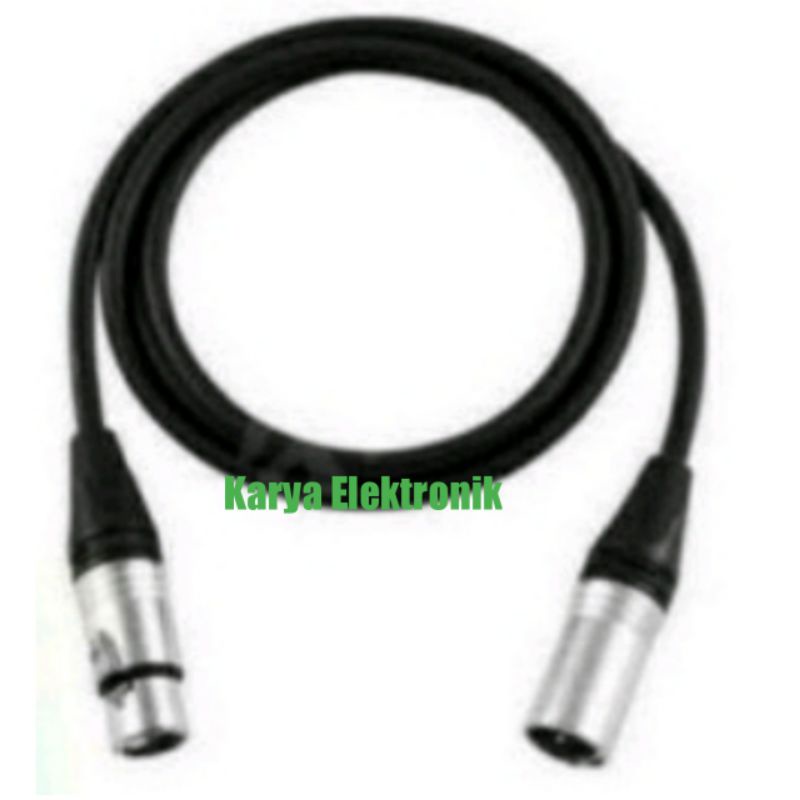 Jual Kabel Xlr Male To Famale Jeck Xlr Canon Cowok Cewek Kabel Mic