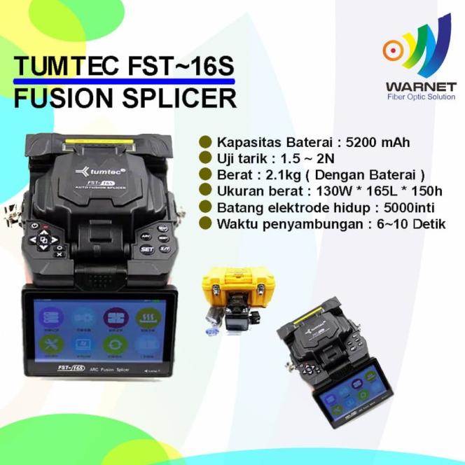 Fusion Splicer Tumtec 16S/Alat Sambung Fiber Optic